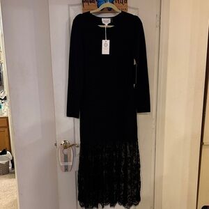 Hyacinth House - Black Knit Giavanna Maxi Dress